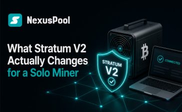 What Stratum V2 Actually Changes for a Solo Miner